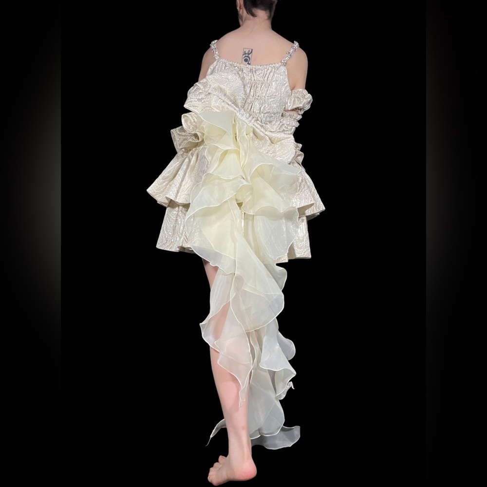 Jacquard Pattern Princess Dress - Picture 4 of 5